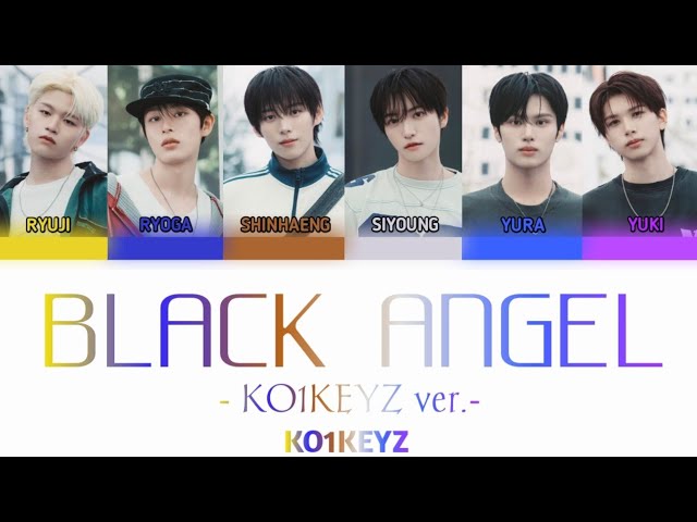 ケオン.。.:*♡ KO1KEYZ「BLACK ANGEL - KO1KEYZ ver.-」KAN/ROM/ENG COLOR CODED