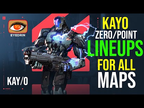 Kayo Zero/Point Lineups For All Maps | Valorant Kay/o Guide | Kayo Post-Plants