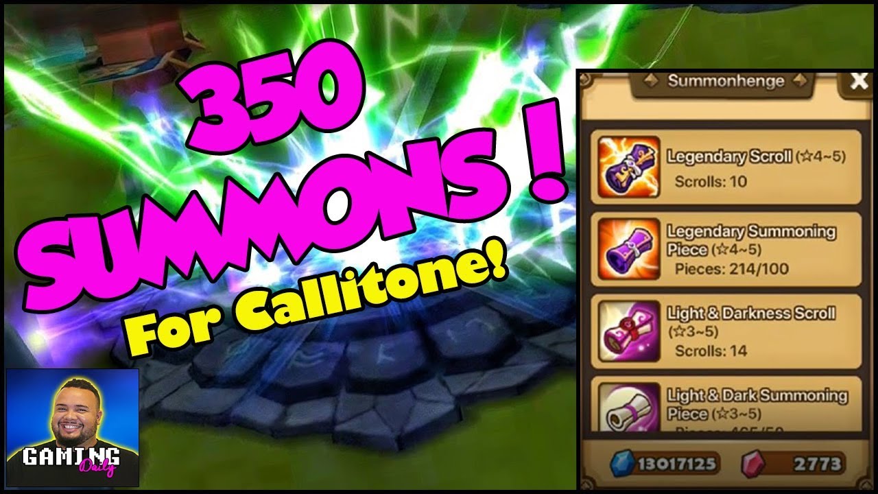 350 Summons For Callitone! - Summoners War