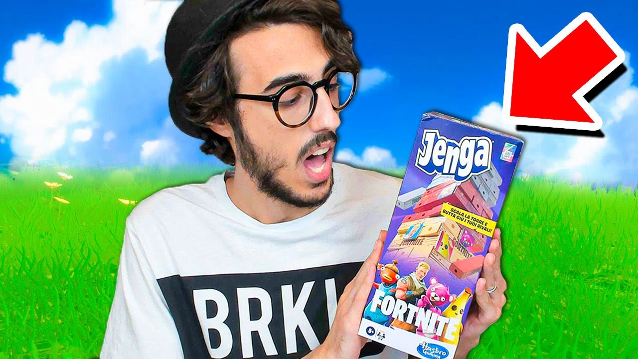 Jenga Fortnite – Gioco di società in legno – Gioco di abilità – Versione francese