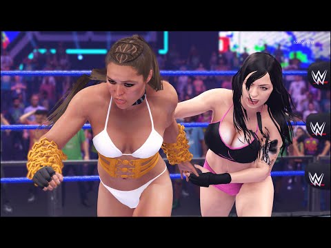 Ronda Rousey vs. Leanne Crow - WWE 2K22 - Super Girl Fights 💖