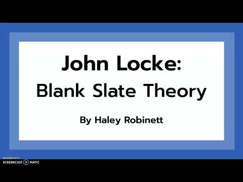 john locke blank slate essay