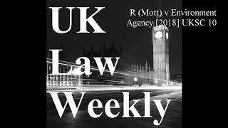 R Mott V Environment Agency 2018 Uksc 10