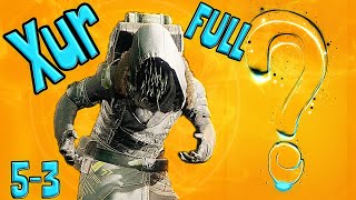 Destiny 2 Xur - Where is Xur Today?