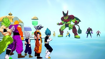 Dragon Ball Sparking Zero DLC - Team Gohan Beast vs Team Cell Max