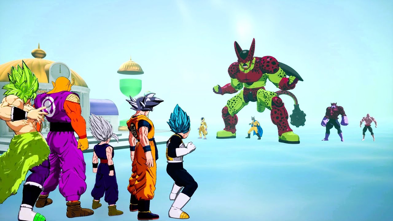 Dragon Ball Sparking Zero DLC - Team Gohan Beast vs Team Cell Max - YouTube