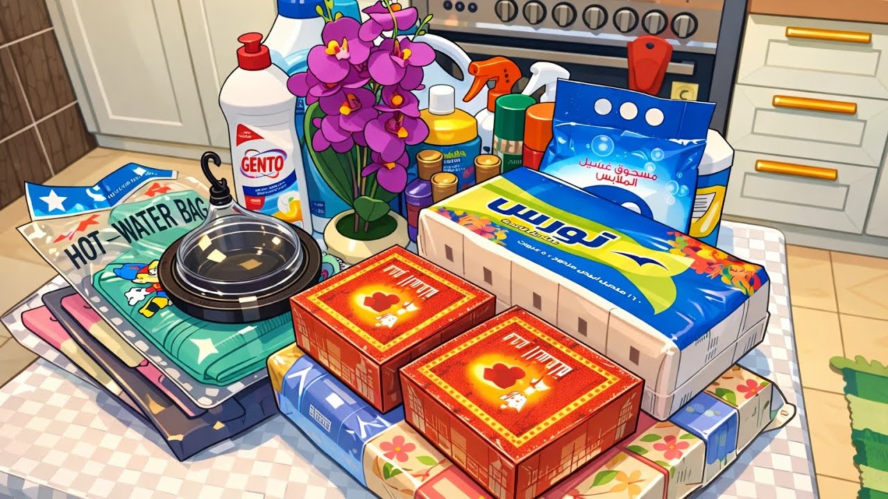 مشترياتي من محل الخمسة المذهلة 🛒😚