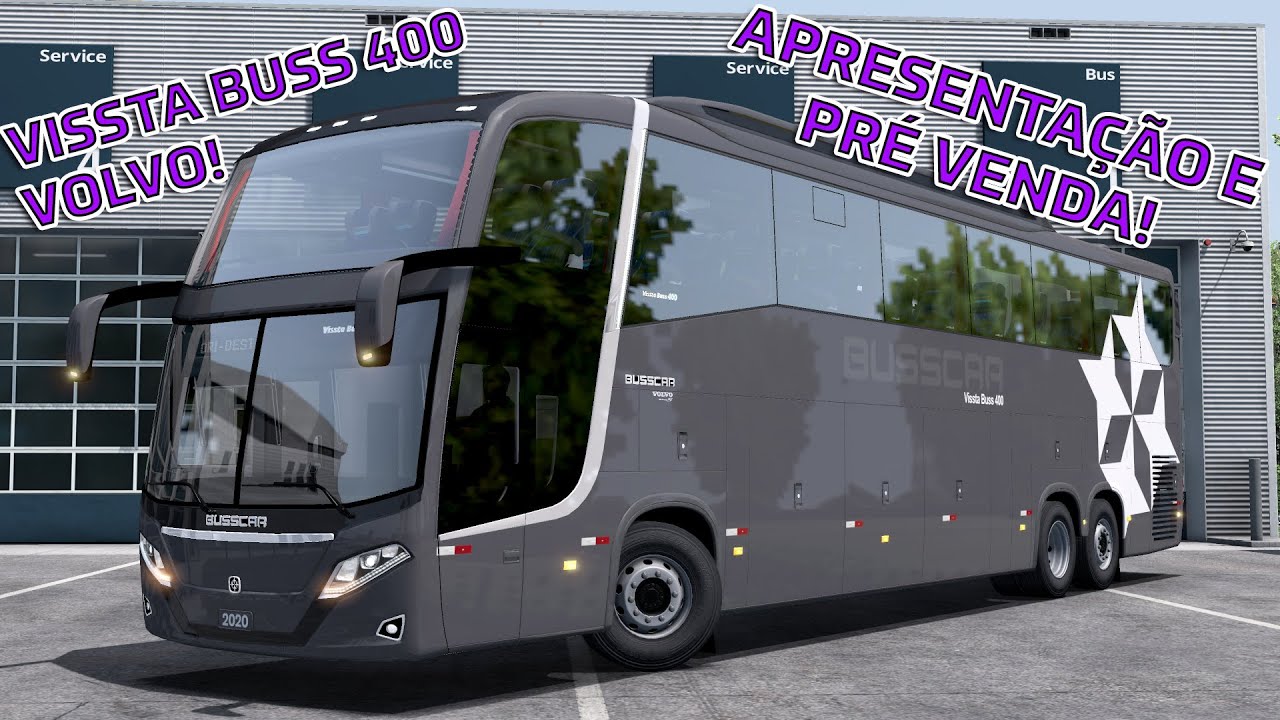 APRESENTAÇÃO E PRÉ VENDA! - BUSSCAR VISSTA BUSS 400 VOLVO - BY CD3DSHOP!