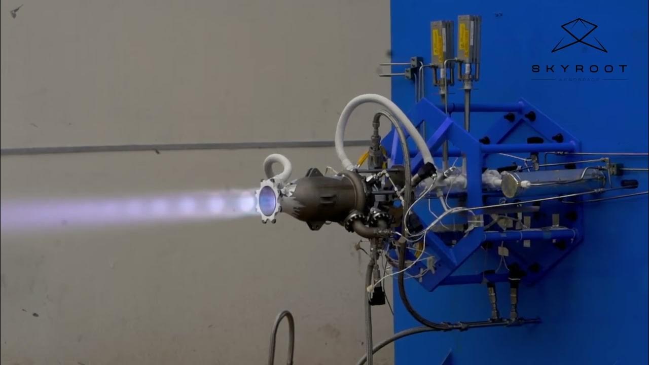 Skyroot Aerospace Fully Cryogenic Engine (Dhawan II) Test Fire 100