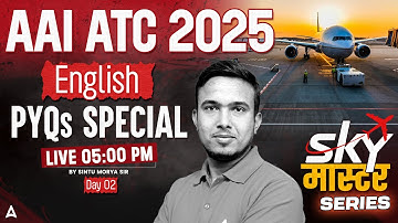 AAI ATC 2025 | AAI ATC English Previous Year Question Paper | Day 2 | by Sintu Sir