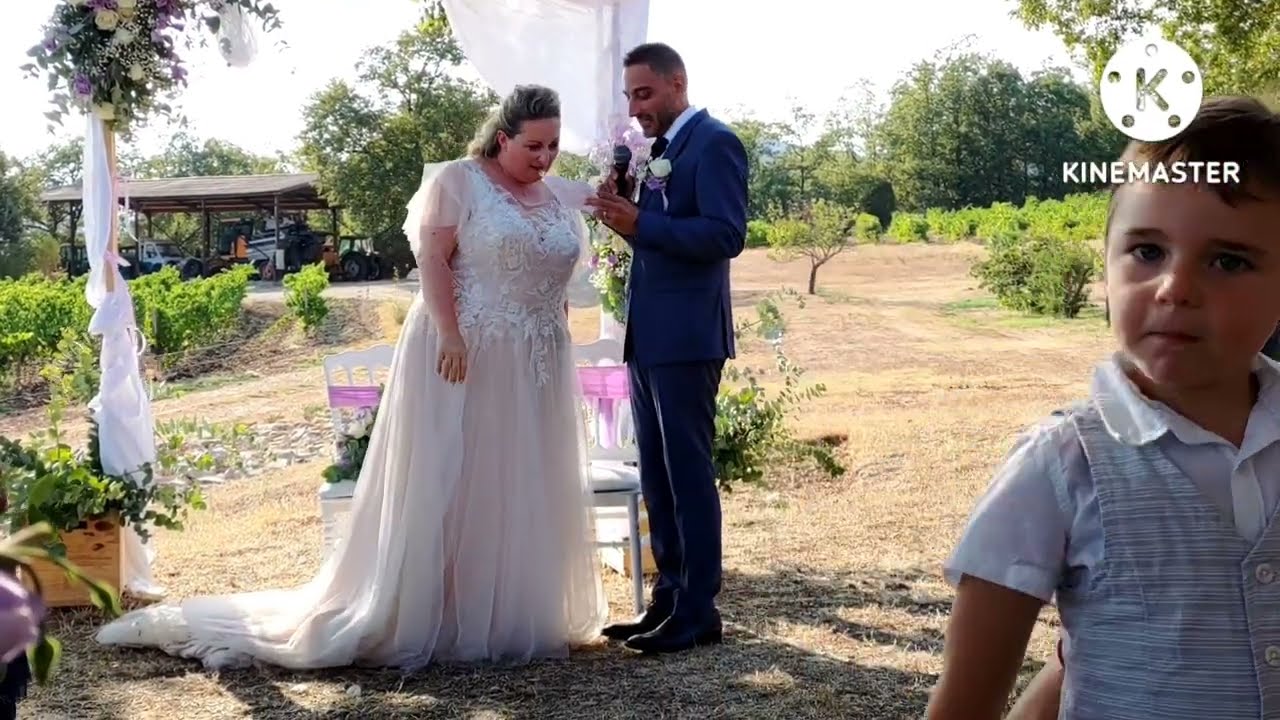 1/2 Cerimonia Laica Maria e Manu 13-08-2022 (Cérémonie Laïque au Château des Selves) Seillans France