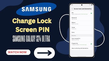 How To Change Lock Screen PIN on Samsung Galaxy S24 Ultra | Complete Guide 2025!