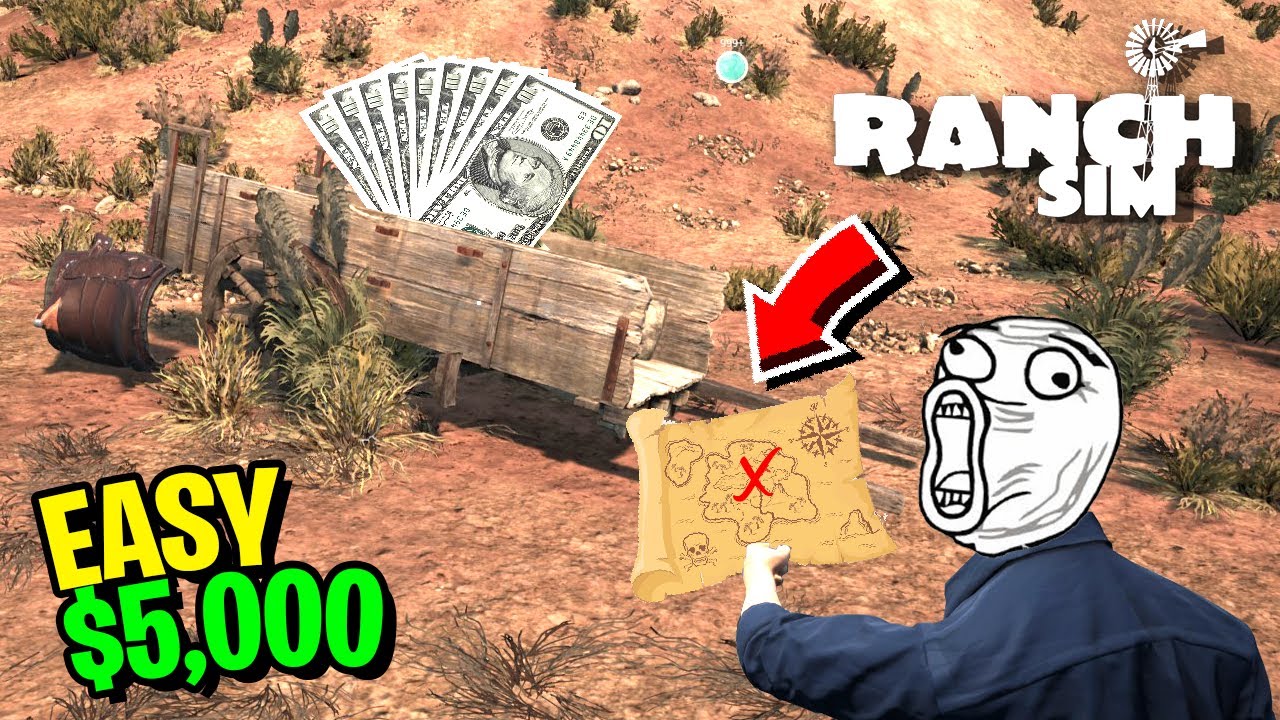 #2 Easy way to hunt Treasure (5000 dollar) in Southwest Ranch (new map ...
