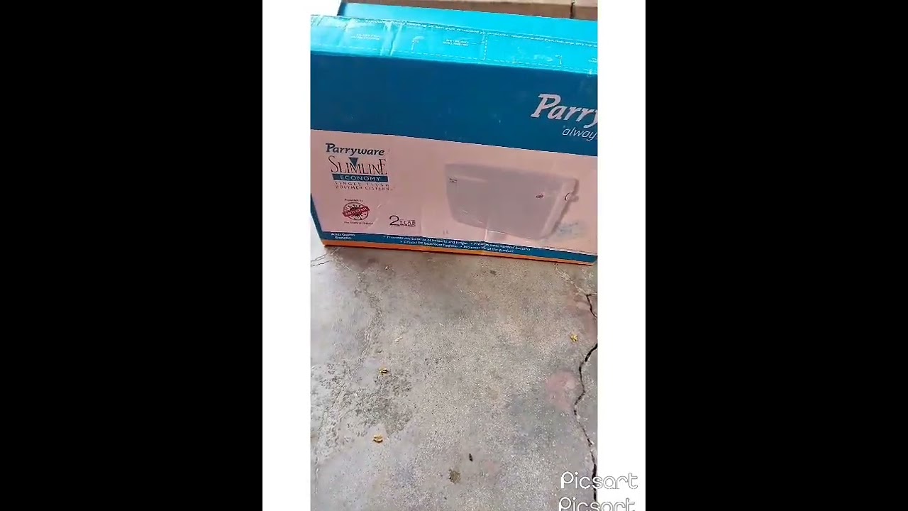 Parryware slimline western toilet flush tank - Review...