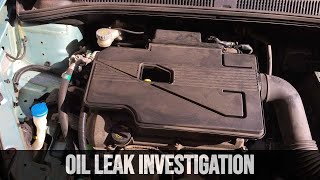 Investigating a oil leak on a Suzuki SX4 1.6