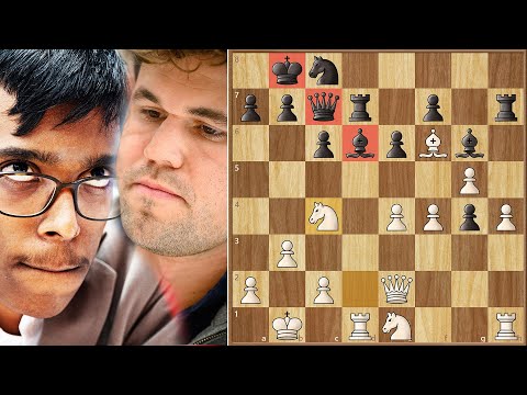 In a League of Hiss Own! || Carlsen vs Praggnanandhaa || Tata Steel Chess India (2024)