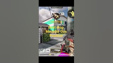 Best Drop Machine Gun Position at Nuke Town #codm #codmobile #callofdutymobile #callofduty #shorts