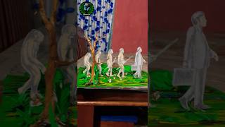 3d human evolution #science #project #shorts #youtubeshorts