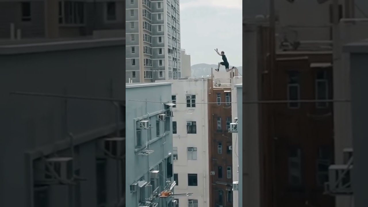 How To Move From One Building Another Parkour Shorts Jumping