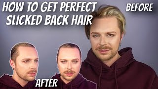 HOW TO GET SLICKED BACK HAIR | Best Products For Gelled Back Hair | How To Gel Back Hair screenshot 5