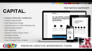 Preview WP Capital Responsive Creative WordPress Theme
