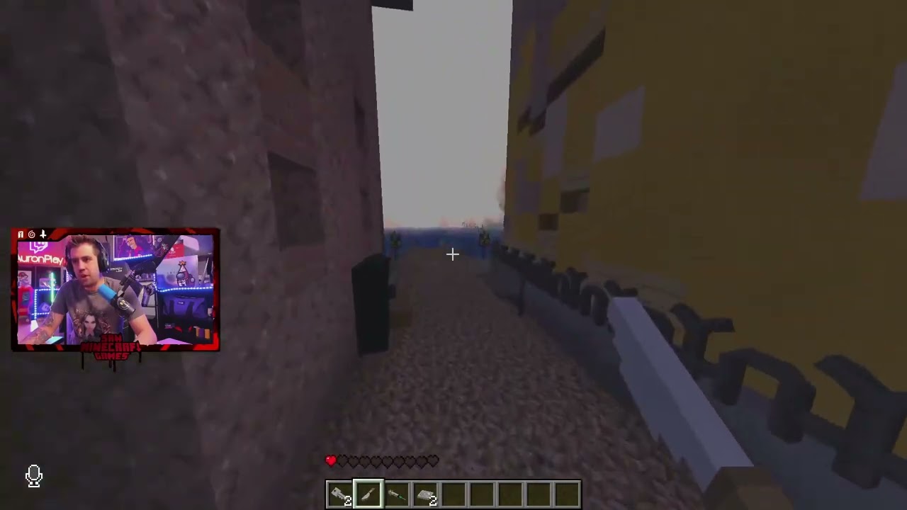 Un lobo ataca Auron SAW MINECRAFT GAMES Día 3