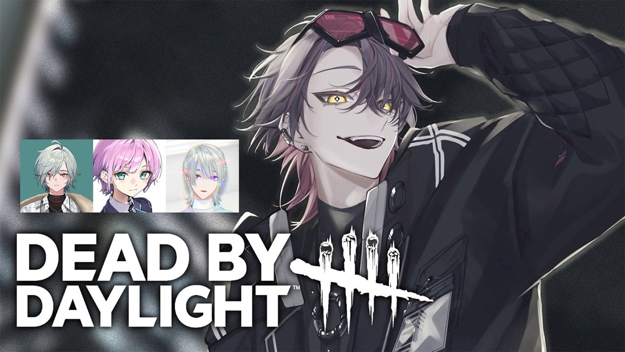 【DbD】DbDフルパあつすぎだろ！！！w/みらいじん3、弦月3、レヨン3【渡会雲雀/にじさんじ】