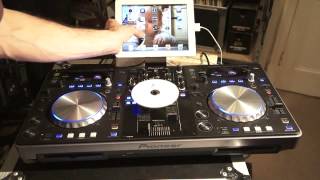 Pioneer XDJ-R1 Set  up to iPad and using a CD by ellaskins the DJ Tutor screenshot 4