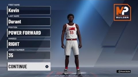 *THE BEST* Kevin Durant build on NBA 2K20!