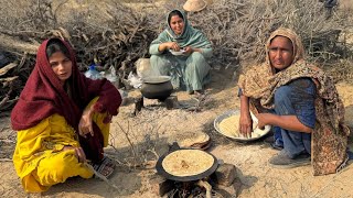 Desert Woman morning Routine Life|Village Life Cholistan||Cooking|| Culture| Pak India Border 