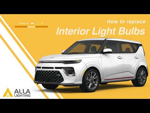 How to Replace | Change Kia Soul Interior Map, Dome, Trunk Lights Bulb