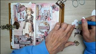 Relaxing vintage collage for beginners | ASMR (no talking)