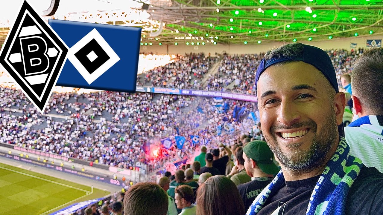 HSV holt ersten BUNDESLIGA PUNKT seit 7 JAHREN! Mönchengladbach vs. HSV Stadionvlog - Bardia Barati