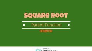 Information About The Square Root Parent Function Net Worth