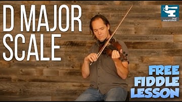 D Major Scale - 1 Octave in Thirds - Violin Lesson