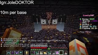 COMFY SMP **Minecraft**400mLOOTDROP&amp;GAMBLING Base ratee
