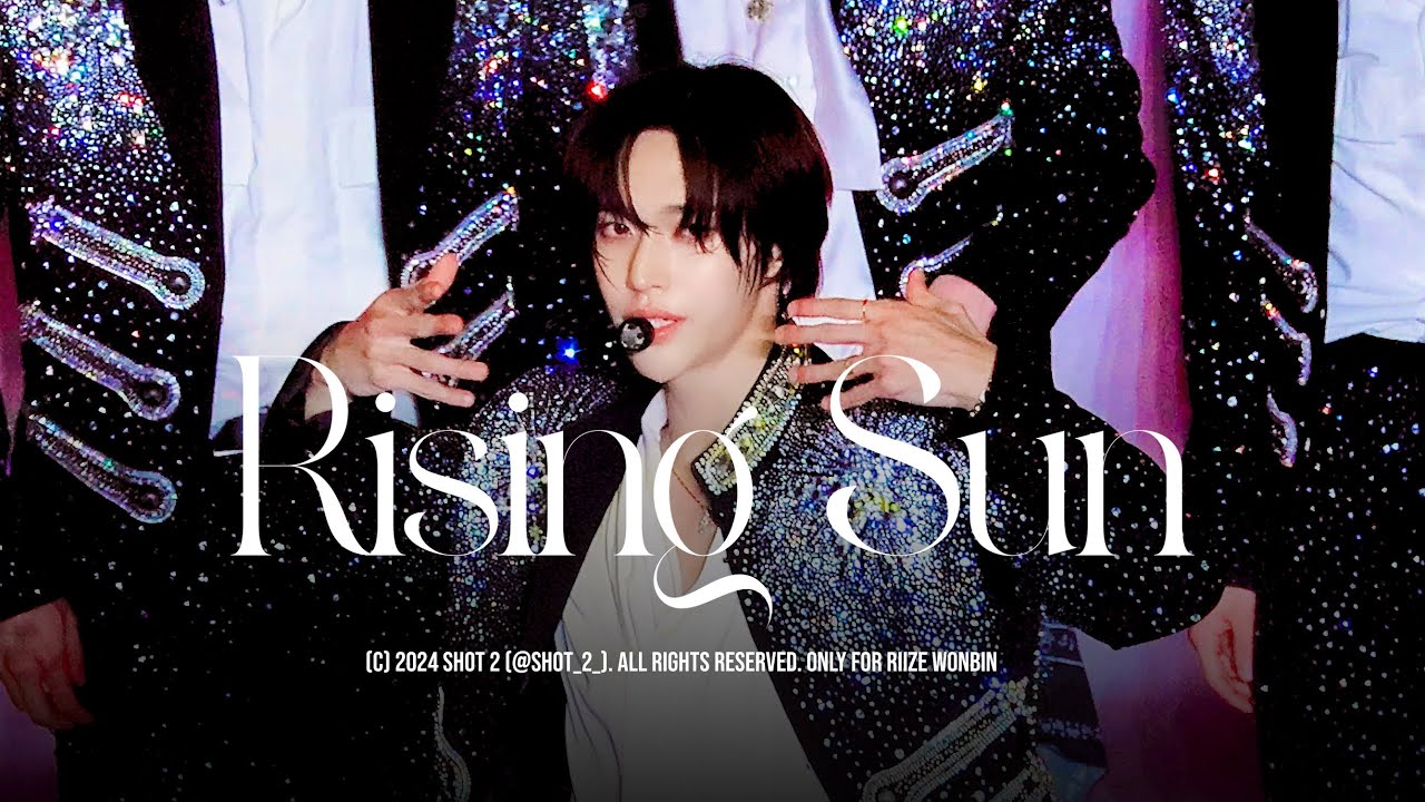 [RIIZE WONBIN FOCUS] 4K 'RISING SUN' 라이즈 원빈 직캠 RIIZING DAY FINALE 240914