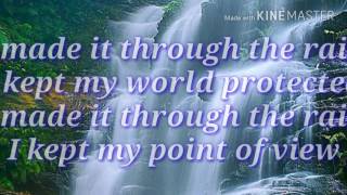 Video thumbnail of "I MADE IT THROUGH THE RAIN with Lyrics By:Barry Manilow"