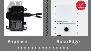 SolarEdge Inverter Vs Enphase IQ7 micro-Inverters