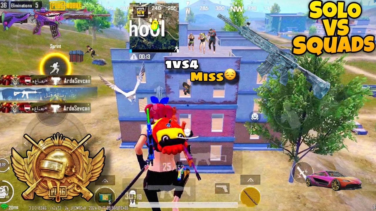 The Expert Guide to Solo vs Squad🔥Erangle Montage😱on New Update| 1v4 ? |#pubgmobile   #pubgmuhajir