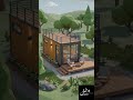 Creating a Stunning Low Poly Container Tiny House in 3ds Max #Shorts