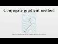 Conjugate gradient method