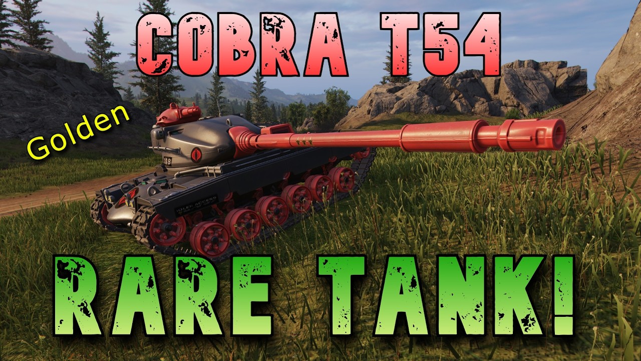 Cobra T-54 Rare Tank! -Golden- ll Wot Console - World of Tanks