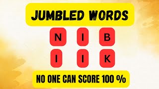 Can You Solve These 20 Fun Jumbled Words 10-Second Challenge Brainy Buzz