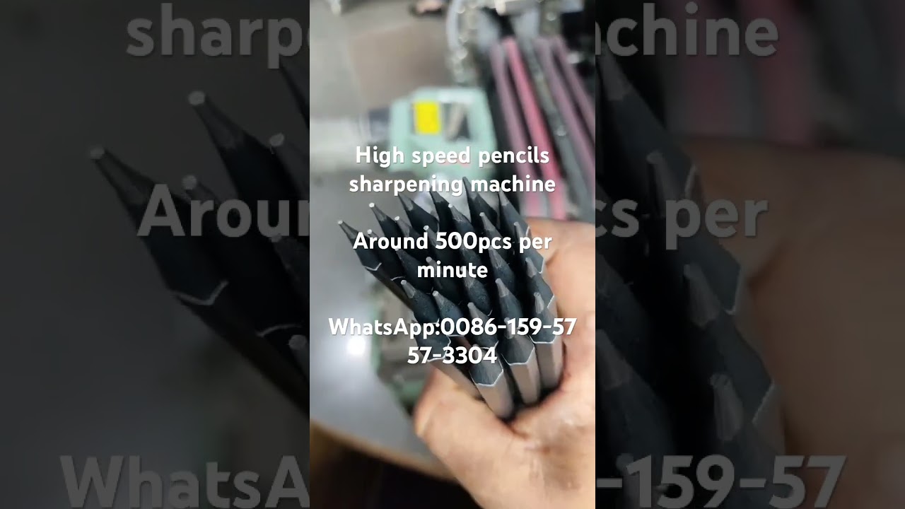 High speed pencils sharpening machine