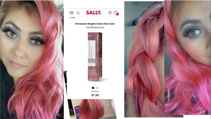Dying My Hair At Home Ion Permanent Brights In Flamingo Color Youtube