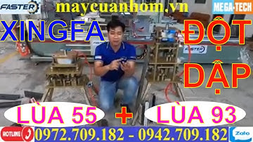 Máy Đột Dập Nhôm Xingfa Lùa 93 + Xingfa Lùa 55 Mới Nhất | máy đột nhôm cửa lùa 93 xingfa