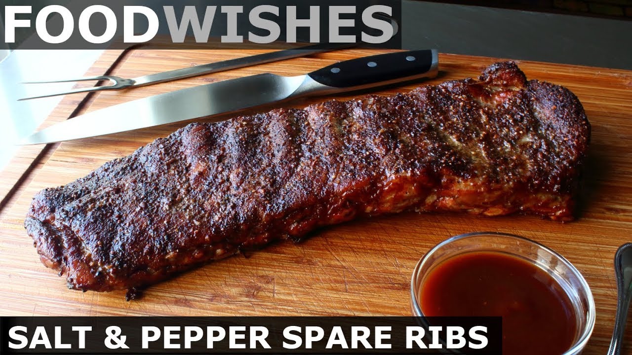 Salt & Pepper Spare Ribs - Food Wishes