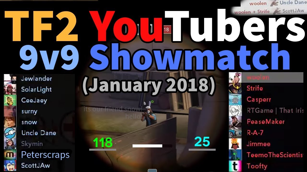TF2 YouTubers Showmatch - Woolen's Sniper POV (Essentials.TF)
