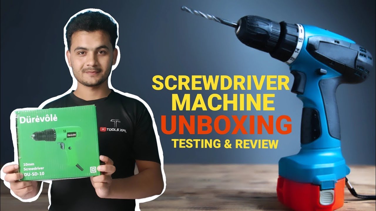 ELECTRIC SCREWDRIVER MACHINE | UNBOXING & REVIEW 